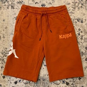 Men’s Kappa Orange Sweat Shorts